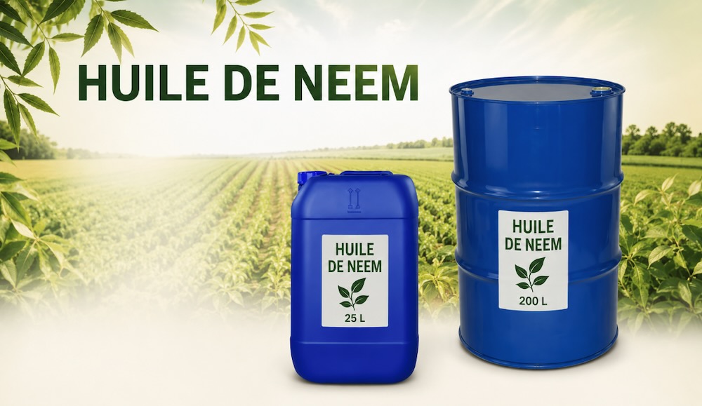 Huile de neem en 25L et 200L